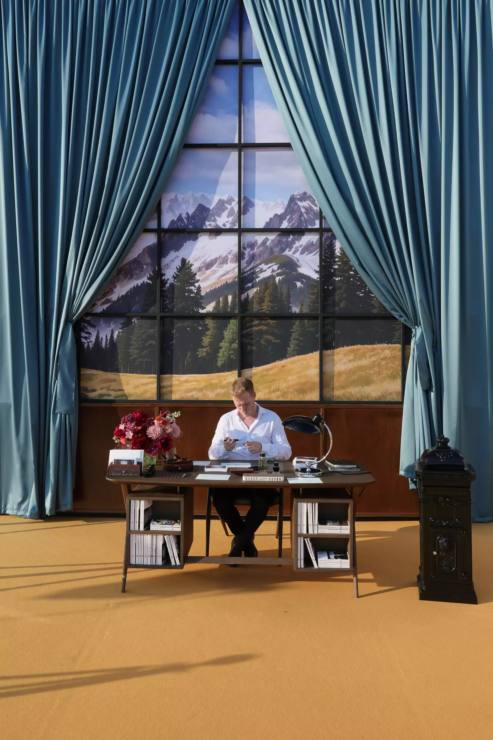 Montblanc "Let's Write" Event At Milan Fashion Week