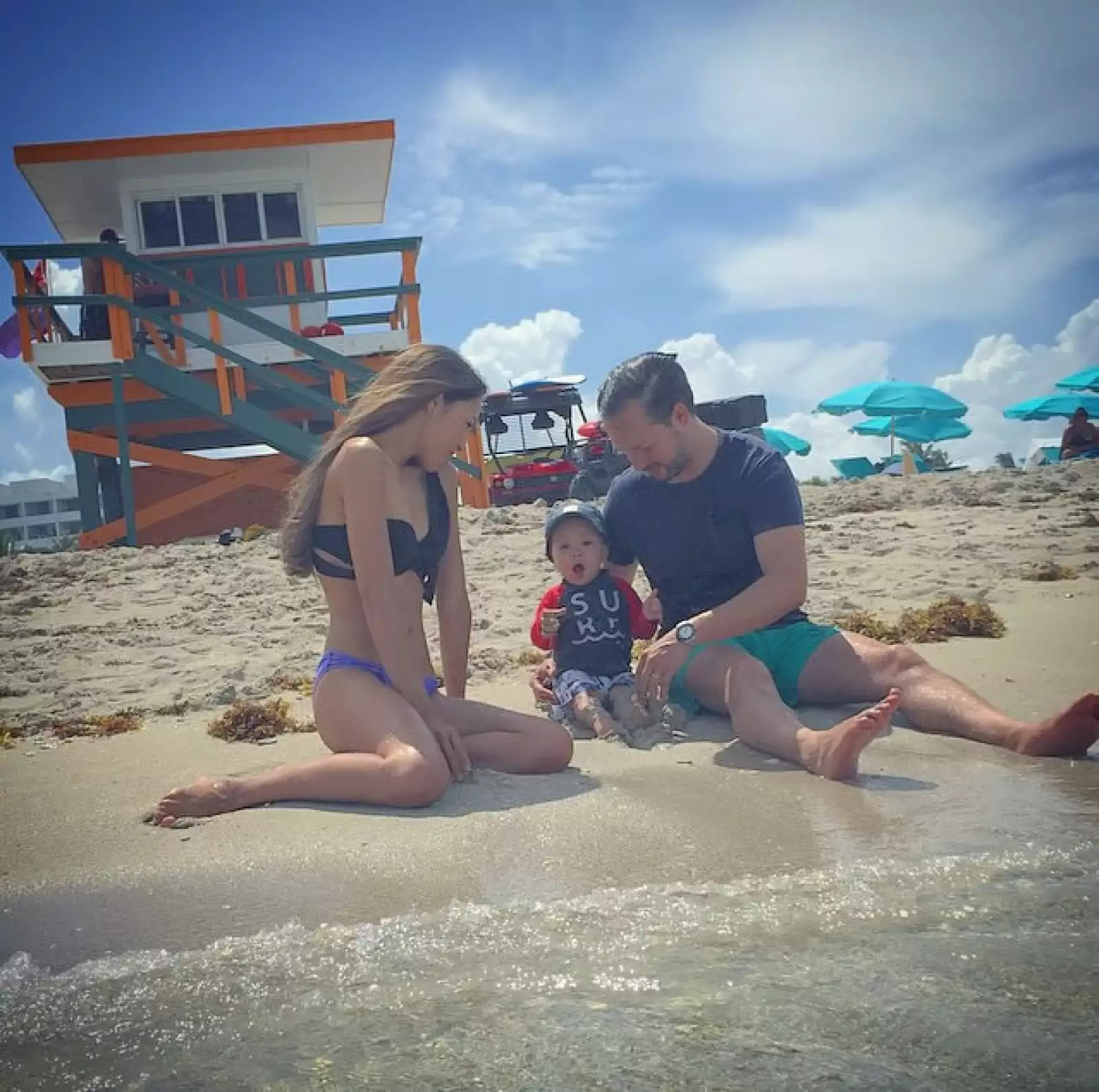 Andrea Castro: la fashionista está casada con Mauricio Tinajero, tiene un hijo de 1 año y está esperando su segundo bebé.