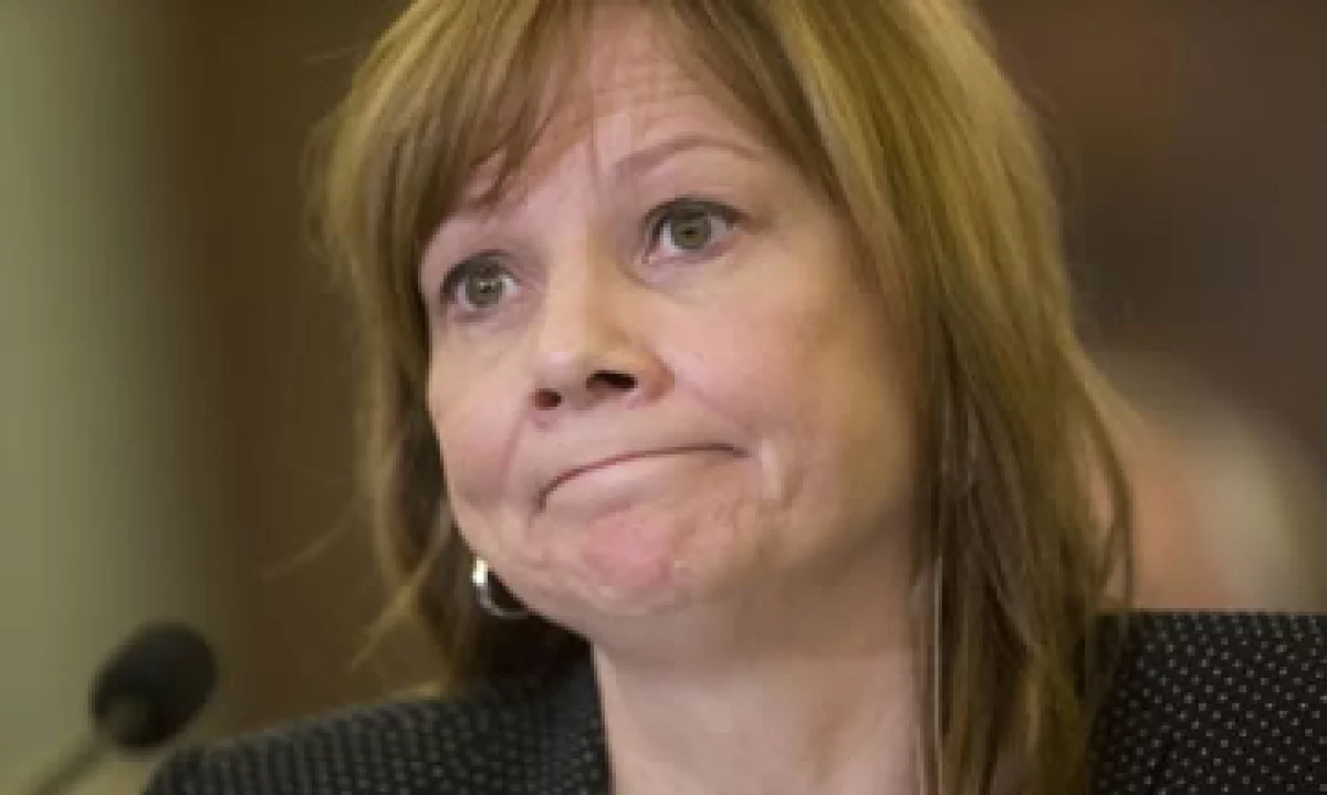 La CEO, Mary Barra, podría pagar una multa y evitar la prisión aún bajo condena. (Foto: Getty Images)