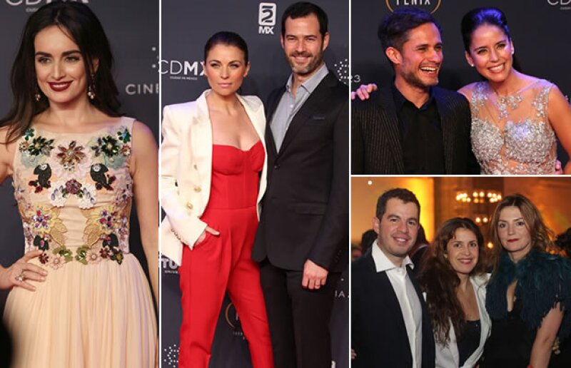 Ana de la Reguera; Ludwika y Emiliano Salinas; Ana Claudia Talancón y Gael García; Rodrigo Peñafiel,Fernanda de Teresa y Rita Marimen.