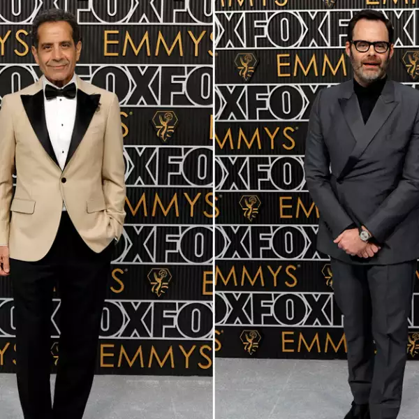¿Qué te parecen los outfits de Tony Shalhoub (izq.) y de Bill Hader (der.)? ¡Muy lindos!