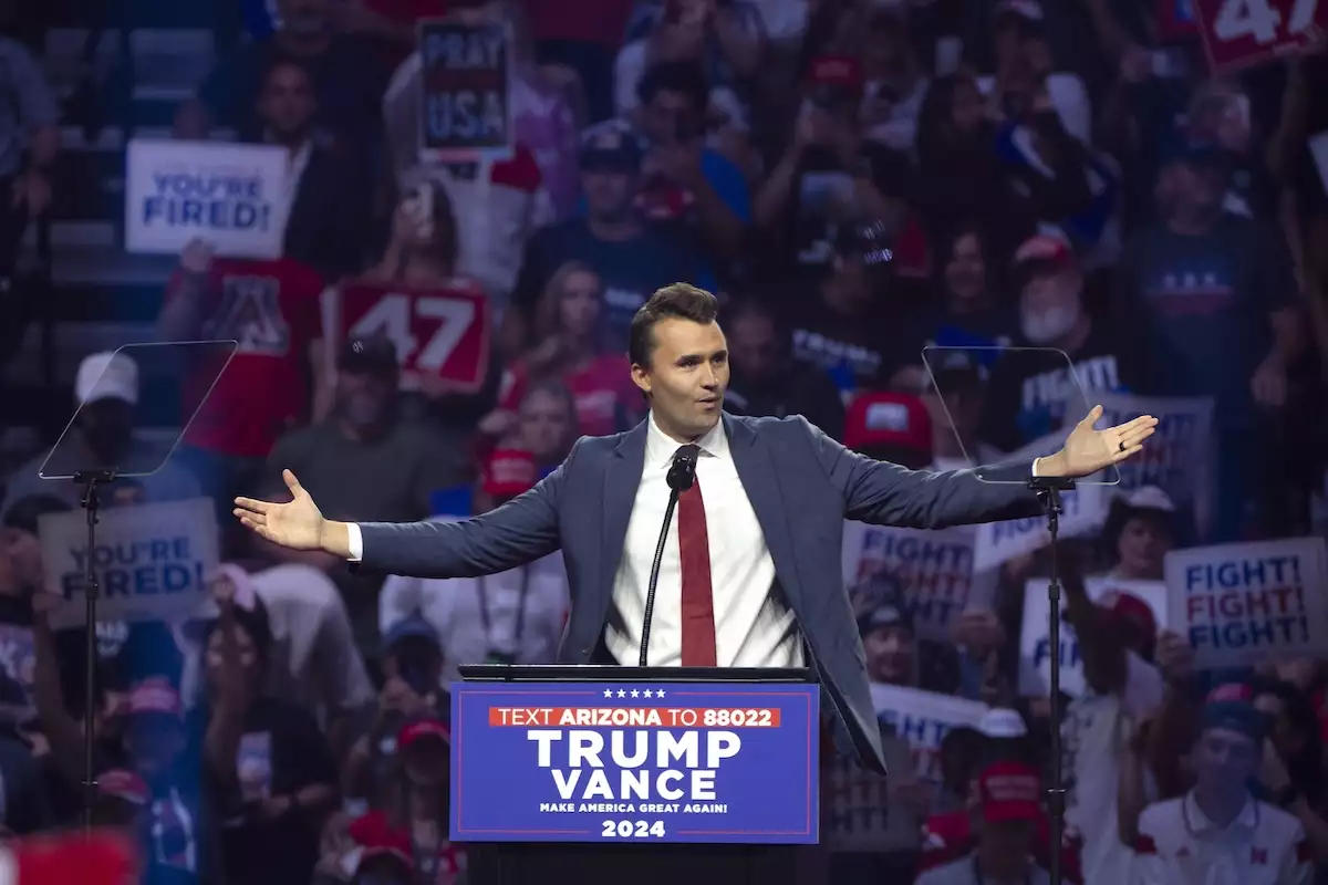 Charlie Kirk influencer ultraderechista y aliado de Donald Trump que fue asesinado en Utah