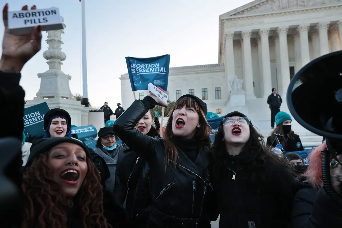 Suprema Corte debate el futuro del aborto en Estados Unidos. 