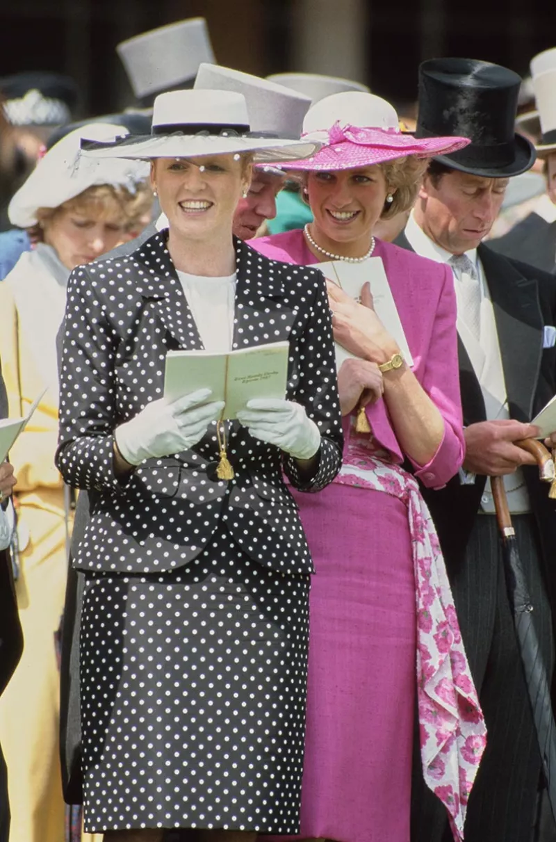 Sarah Ferguson y Lady Di en 1987
