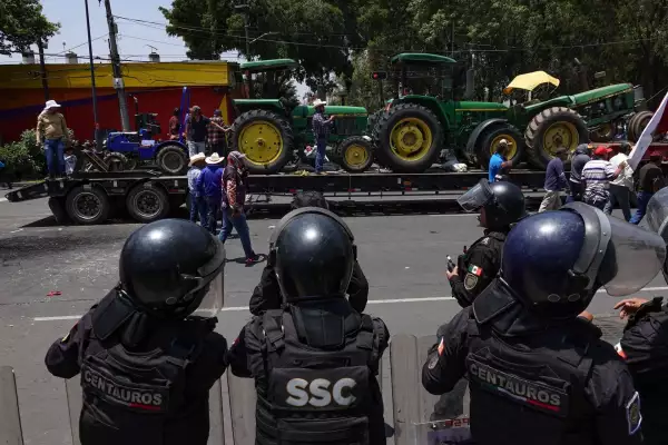 protesta productores maiz cdmx