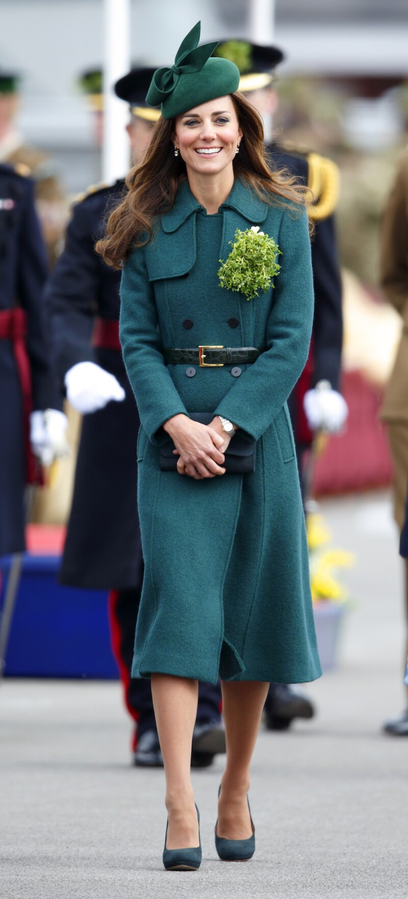 The Duke And Duchess Of Cambridge Attend The St Patrick's Day Parade At Mons Barracks, Aldershot