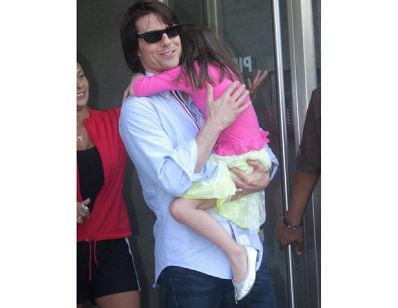 Ahora que Tom terminó de filmar tiene tiempo de estar con la pequeña Suri.