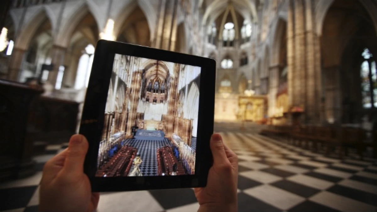 Aplicacion 3D para ver la abadia de Westminster
