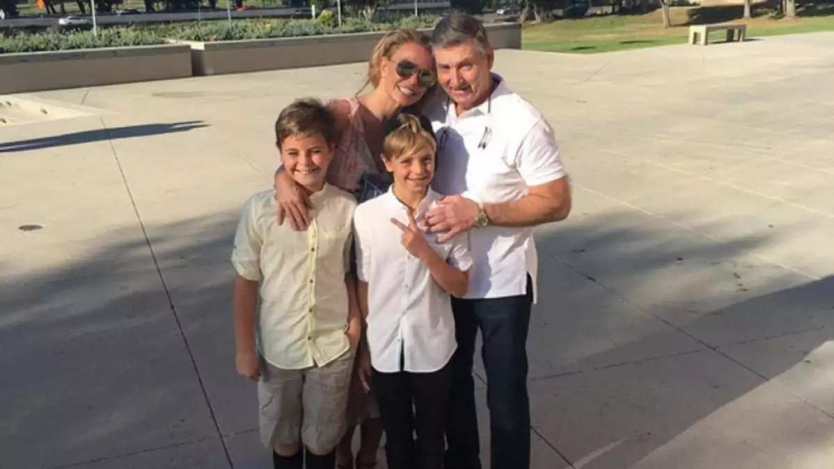 Britney Spears y sus hijos Sean Preston y Jayden