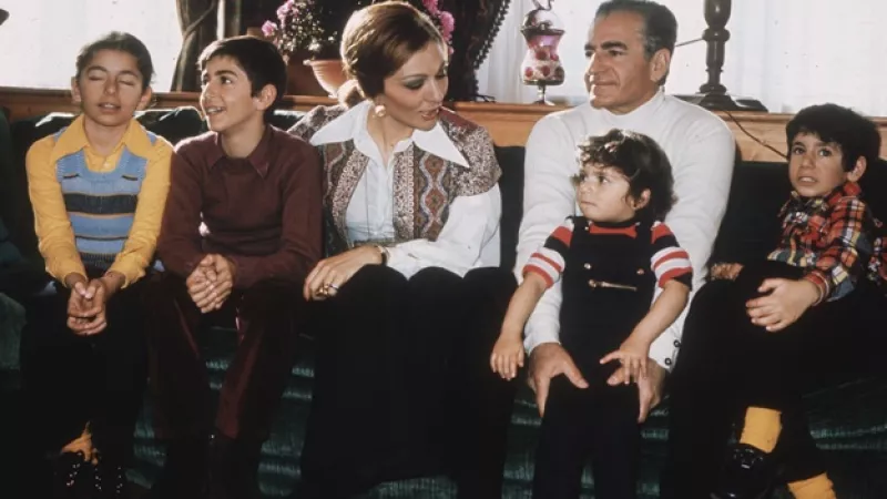 Sha de Irán y familia