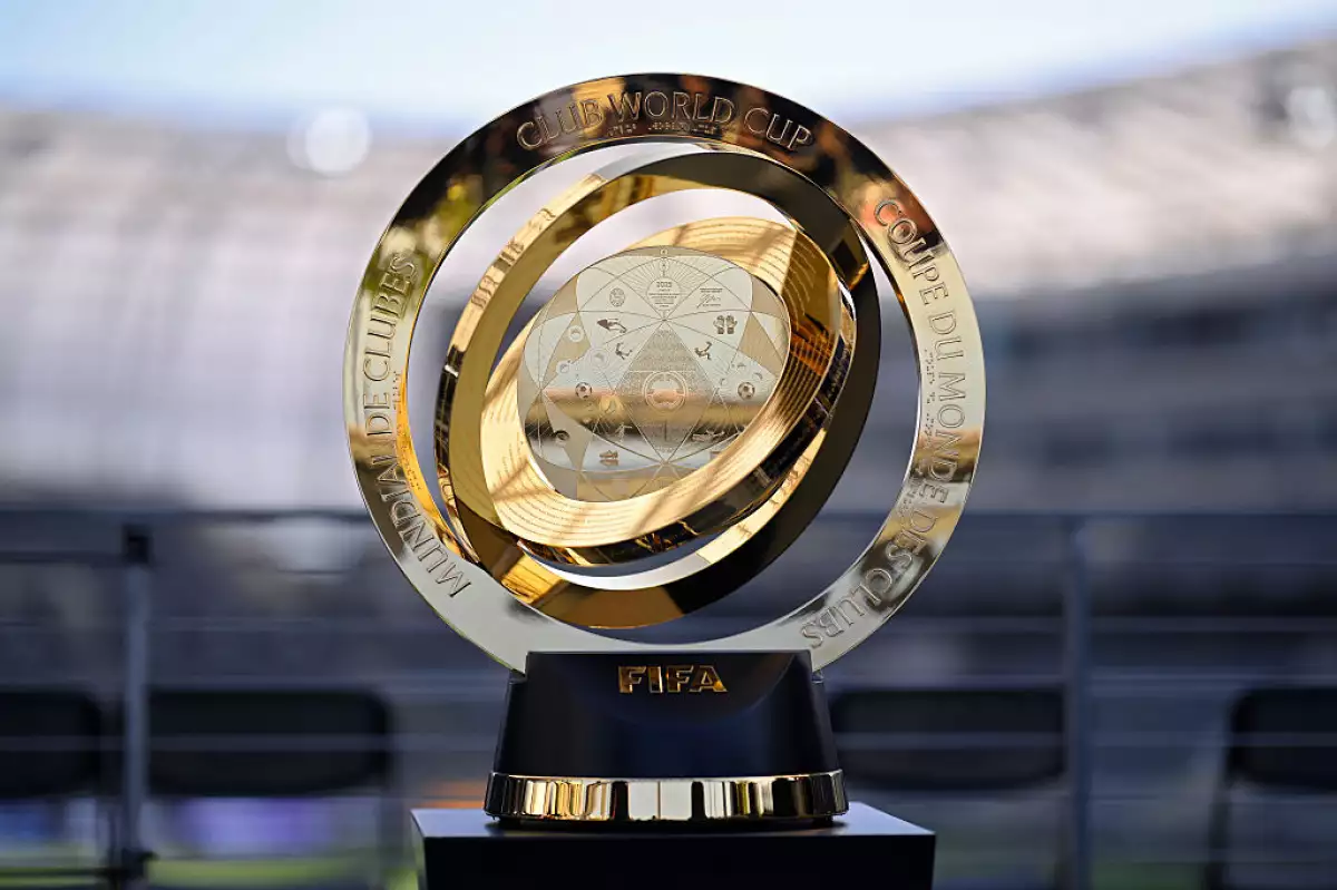 Foto del trofeo del Mundial de Clubes 2025