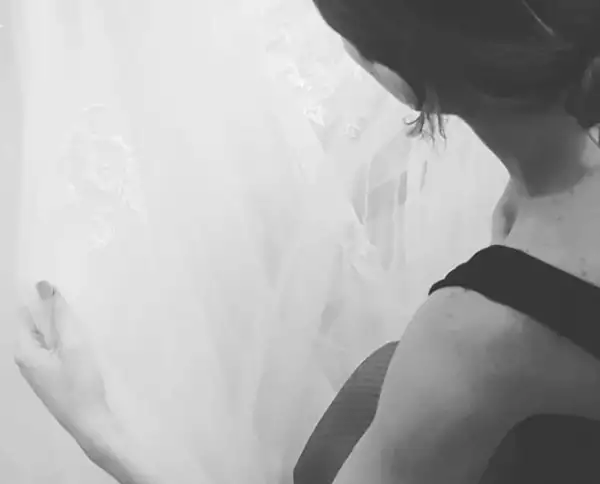 La actriz escogió un diseño mexicano para su vestido de novia