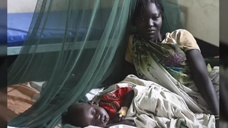 malaria enfermedad mujer nino