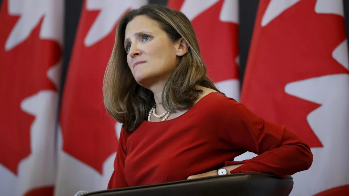 Chrystia Freeland canada