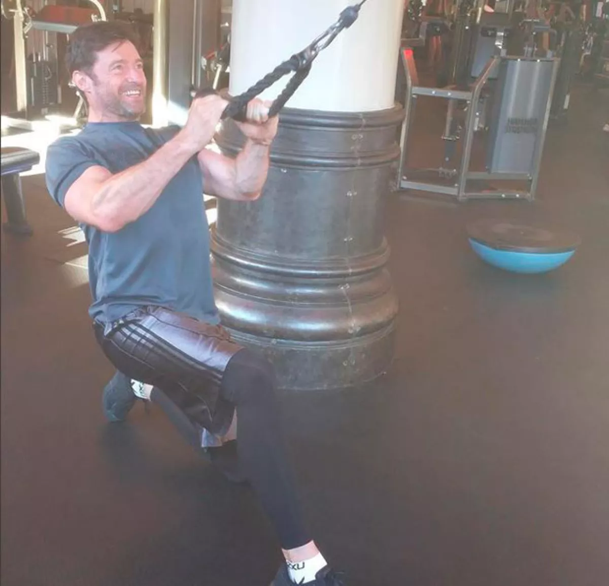 El actor de 46 años posee un cuerpo trabajdo, por ello es reconocido en Hollywood.