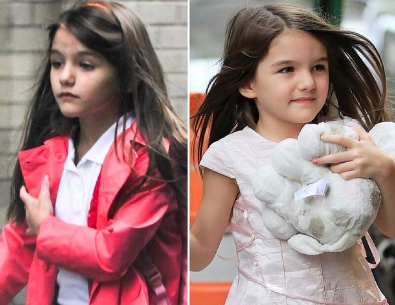 Suri dejó atrás sus facciones de bebé.
