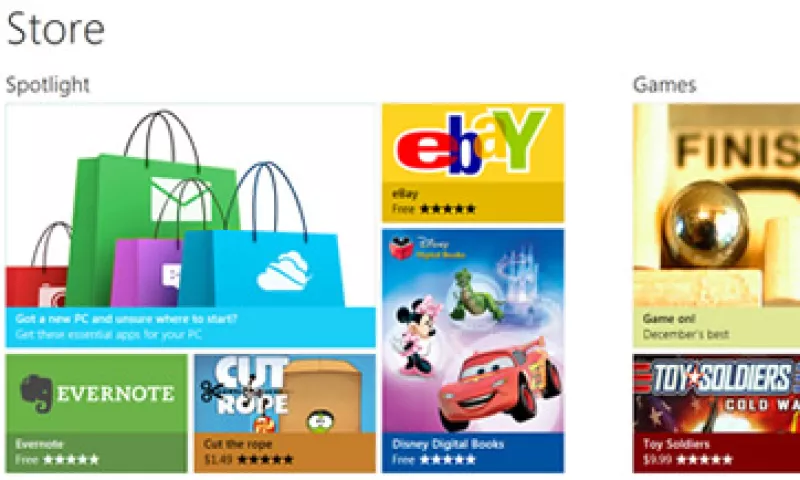 Las categorías con las que iniciará este bazar digital incluyen juegos, viajes, entretenimiento, negocios y estilo de vida, entre otras. (Foto: Cortesía Microsoft)