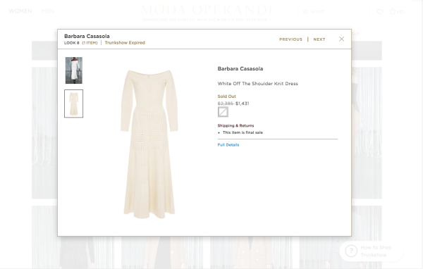 Bárbara Casasola dress