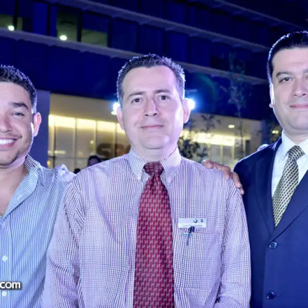 Alberto Beltrán, Luis Hernández y Francisco Patrón