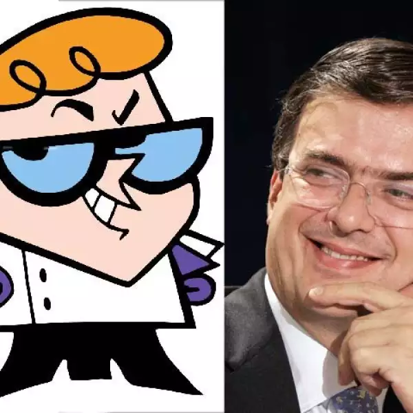 Marcelo Ebrard y Dexter.