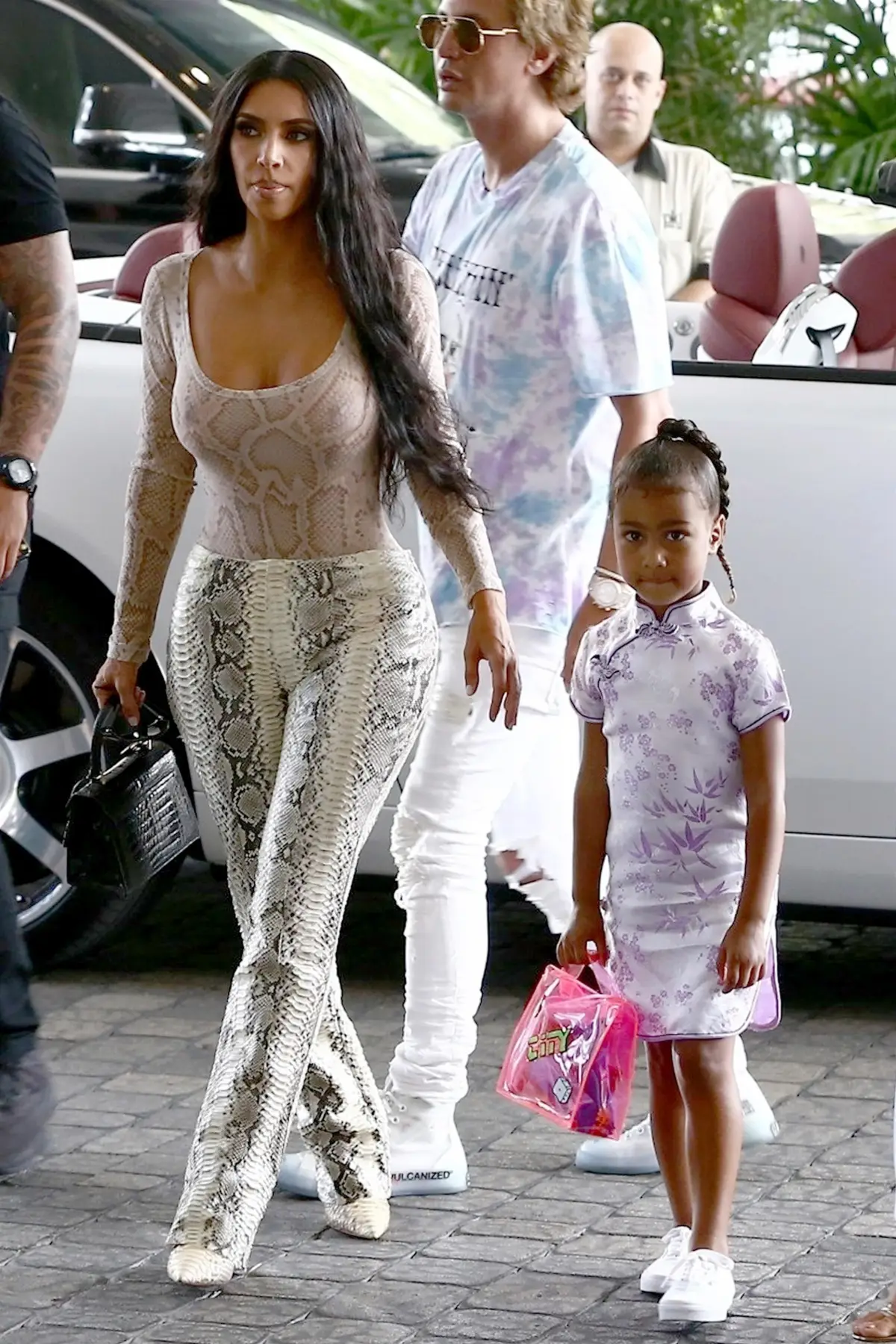 Kim Kardashian y North West cenan separadas