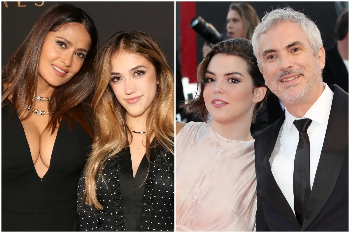 Salma Hayek, Valentina Paloma, Bu Cuarón y Alfonso Cuarón 