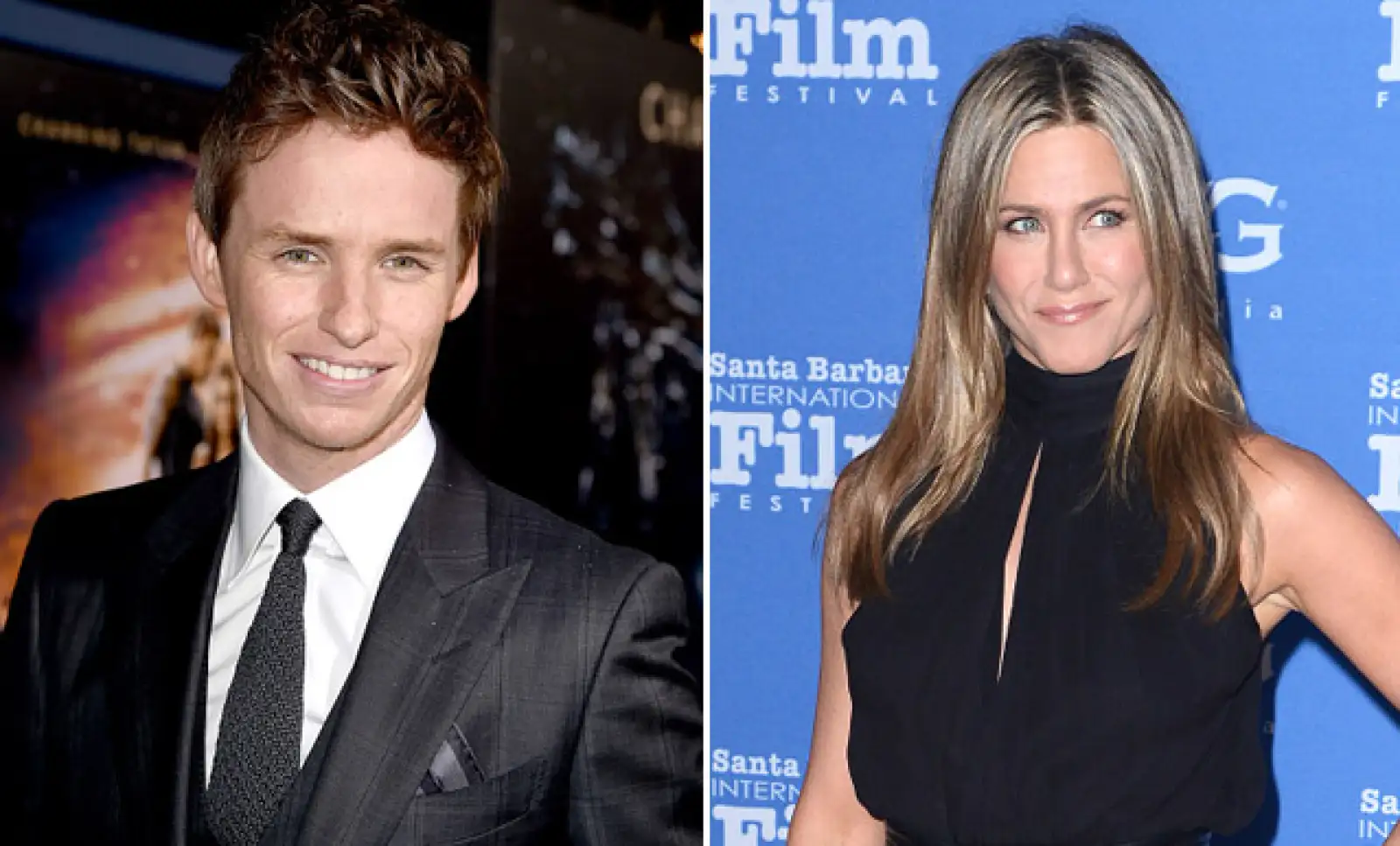 El nominado al Oscar, Eddie Redmayne literalmente acosó a Jennifer Aniston en una fiesta. La actriz al darse cuenta se le acercó y por fin él pudo conocerla.