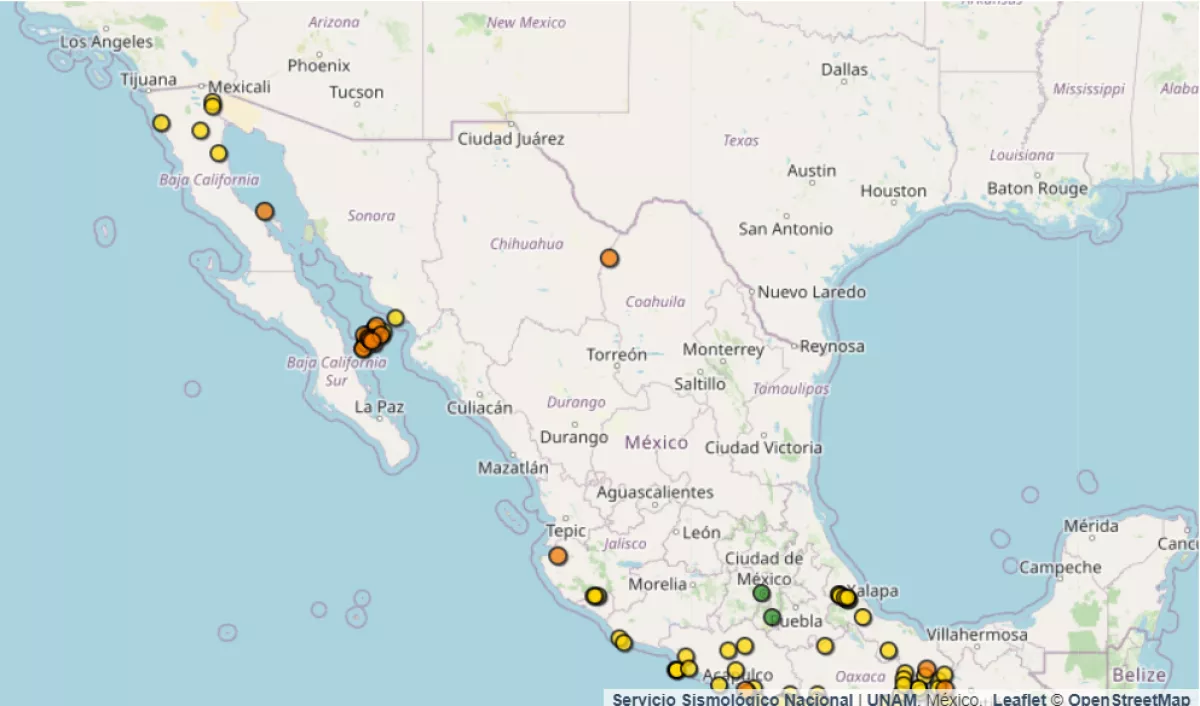 Suspenden clases en Mexicali por enjambre de sismos. 