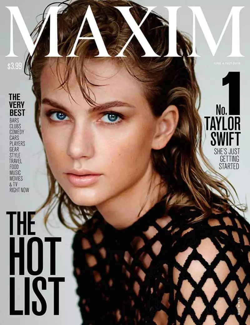 La cantante recibió este nombramiento por parte de la revista Maxim, el cual marca su debut en una revista para caballeros.