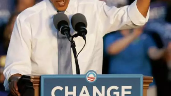 El candidato demócrata a la presidencia de Estados Unidos, Barack Obama, quedó primero entre los votados.