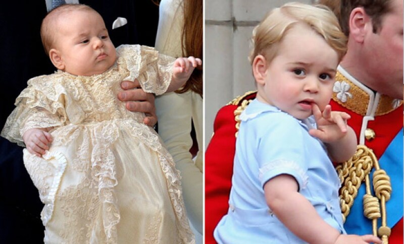 El pequeño príncipe George tiene apenas dos años.