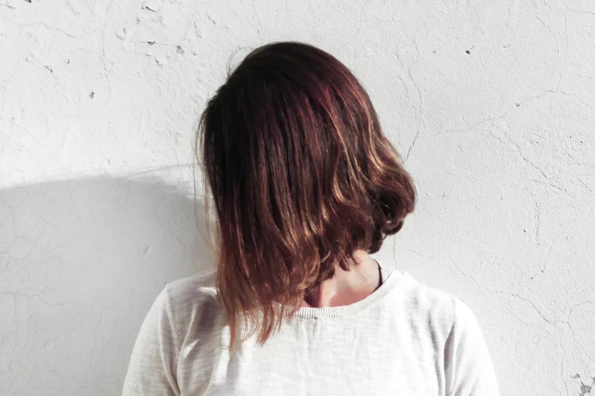 mujer pelo corto