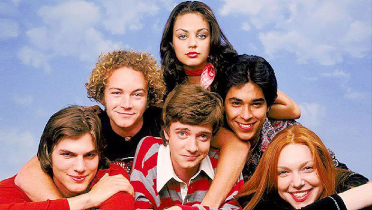 El elenco de That ´70s Show en su primera temporada.