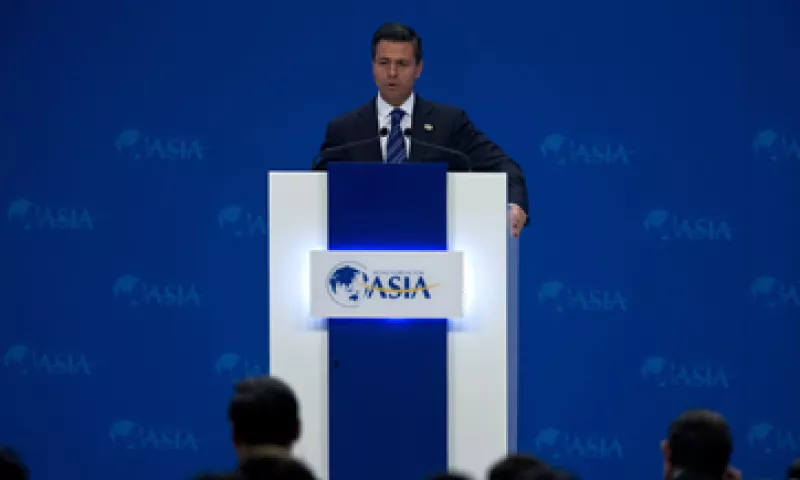 Peña Nieto es el primer presidente mexicano en participar en el Foro Boao para Asia. (Foto: AP)