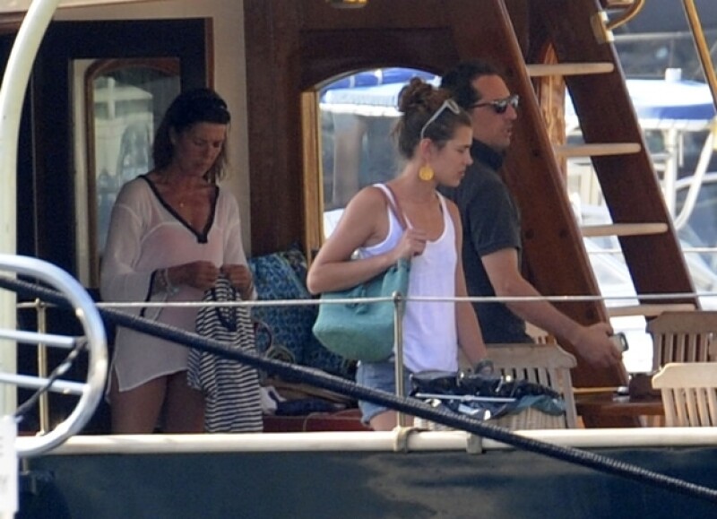 Las cosas entre la pareja son serias. Aquí en 2012 durante un viaje al Mediterráneo con la princesa Carolina de Mónaco.