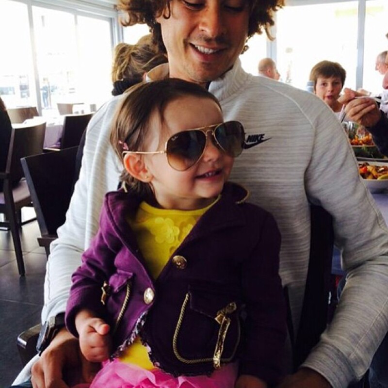 Ella es Luciana, la hija mayor de Memo y Karla Ochoa.