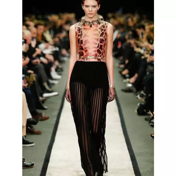 En la pasarela de Givenchy otoño-invierno 2014.