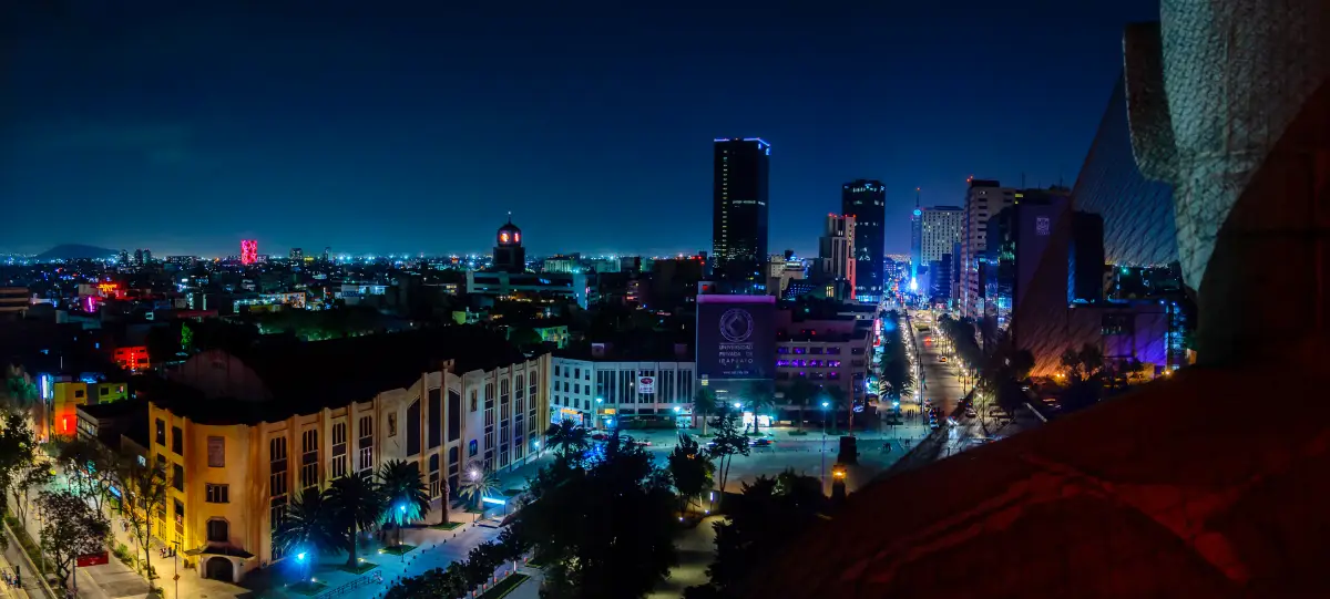 Downtown Mexico City skyline
