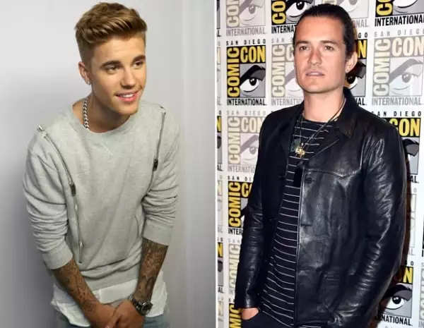 El cantante y el actor podrían tener rencillas del pasado por sus ex parejas, pues Selena Gomez fue relacionada con Bloom y Miranda Kerr con Bieber. (Foto: Getty Image