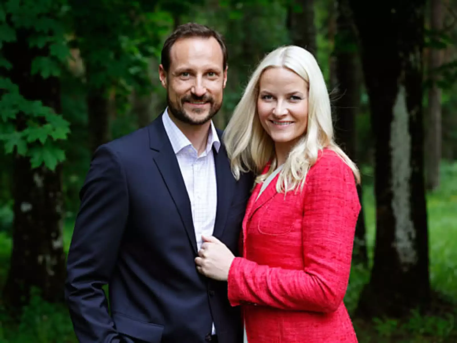Haakon y Mette-Marit de Noruega.