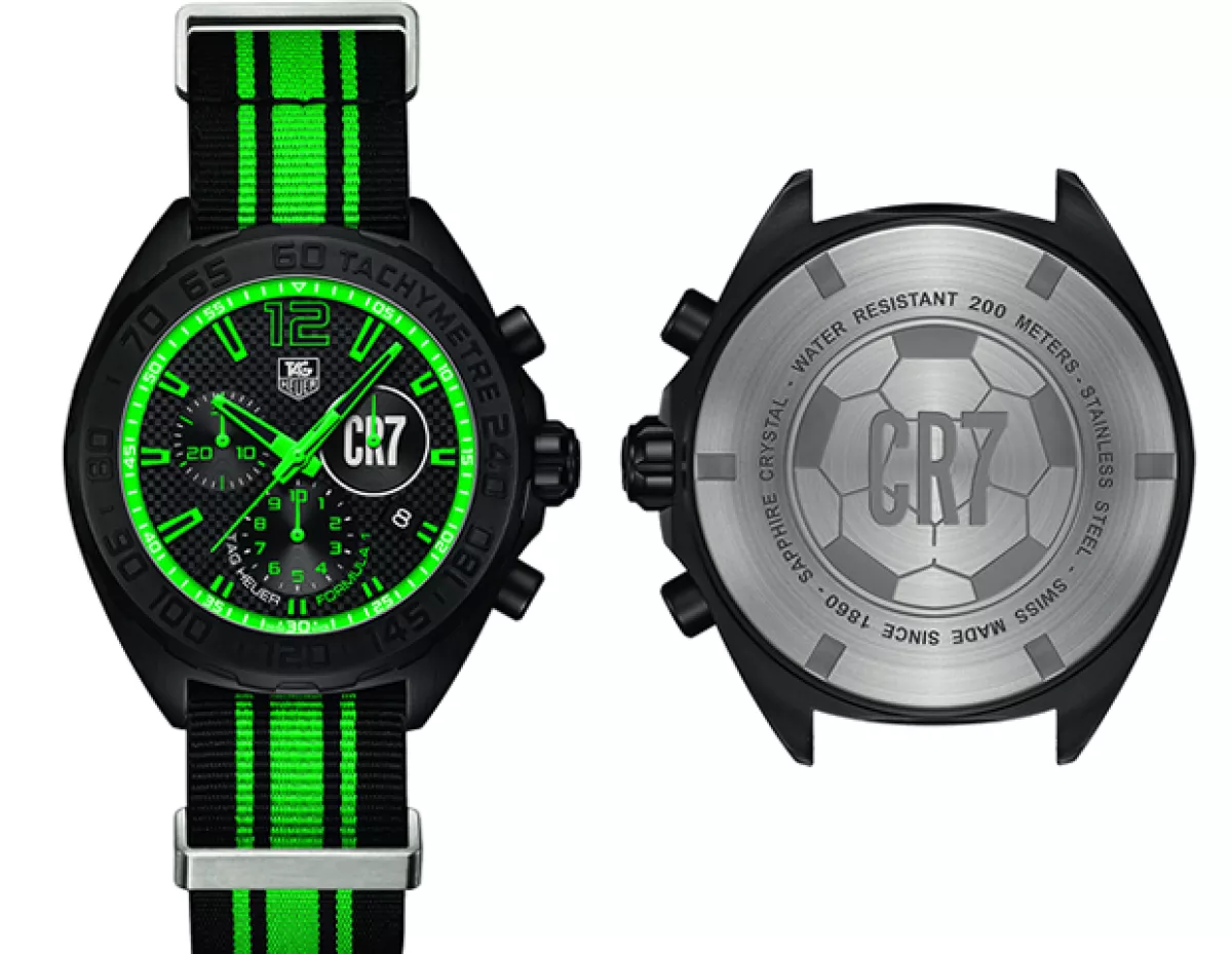CR7: El modelo que TAG Heuer creó junto a Cristiano Ronaldo.