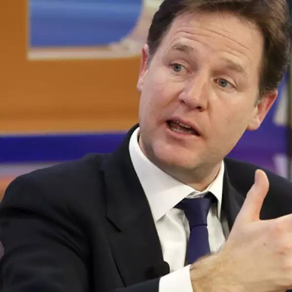 El viceprimer ministro de Gran Bretaña también asistió al foro.