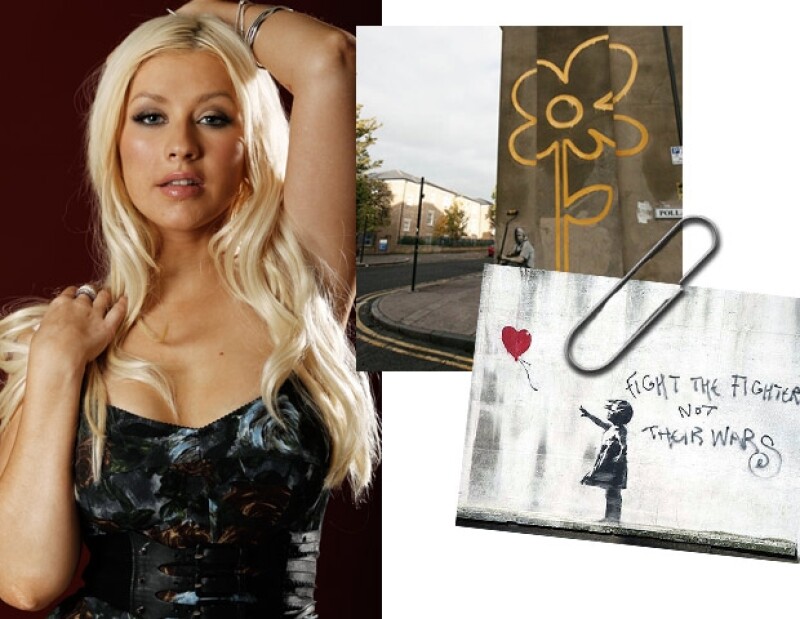 Christina Aguilar se pronunció fan de Robert Banksy