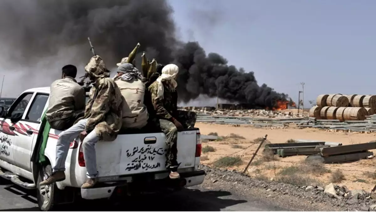 Rebeldes de Libia