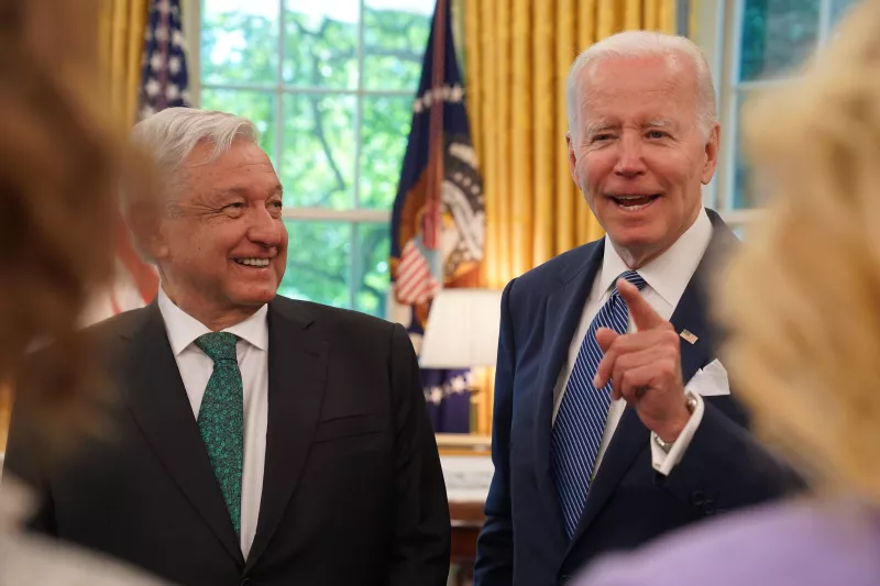 Andrés Manuel López Obrador, Presidente de México, y Joe Biden, presidente de Estados Unidos, se reunieron en la Casa Blanca.