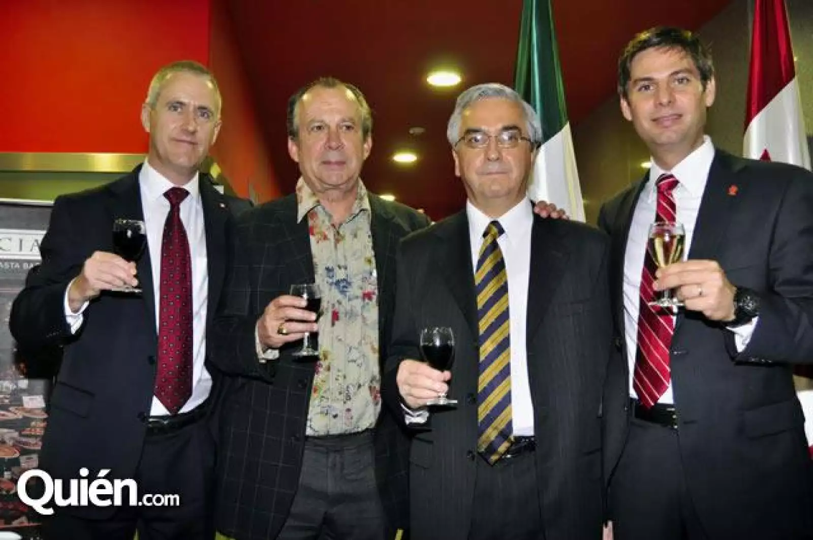 François Lafond,Mauricio Fernández,Carlos Almada y Federico García Iza