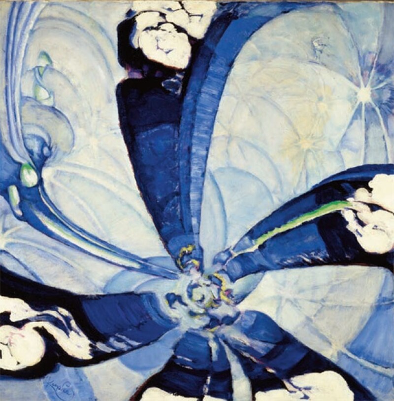 Frantisek Kupka, Espacio azul