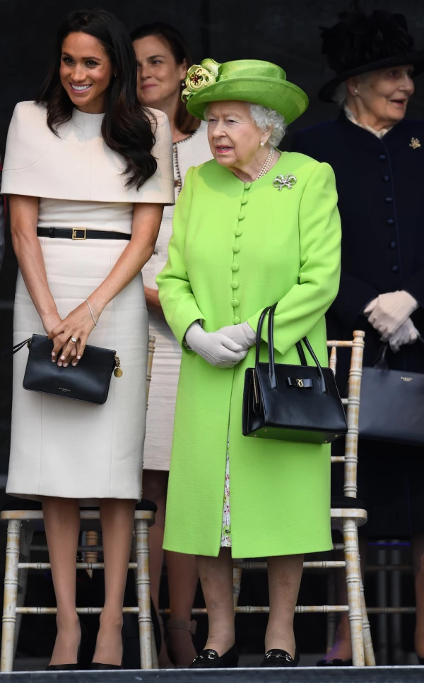 The Duchess Of Sussex Undertakes Her First Official Engagement With Queen Elizabeth II