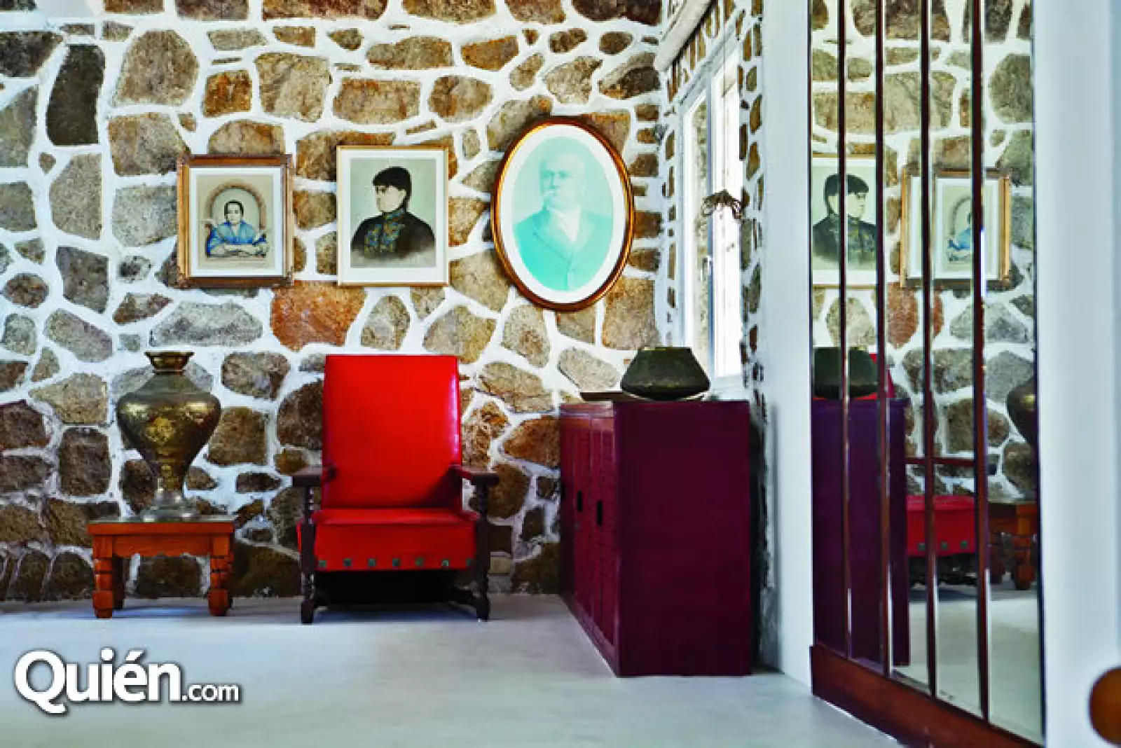 En la casa se mezclan los estilos mexicano,árabe y chino.