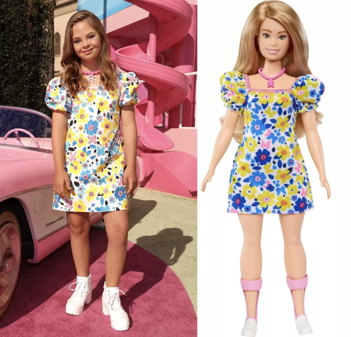 Sofia Sanchez se vistió como Barbie. 